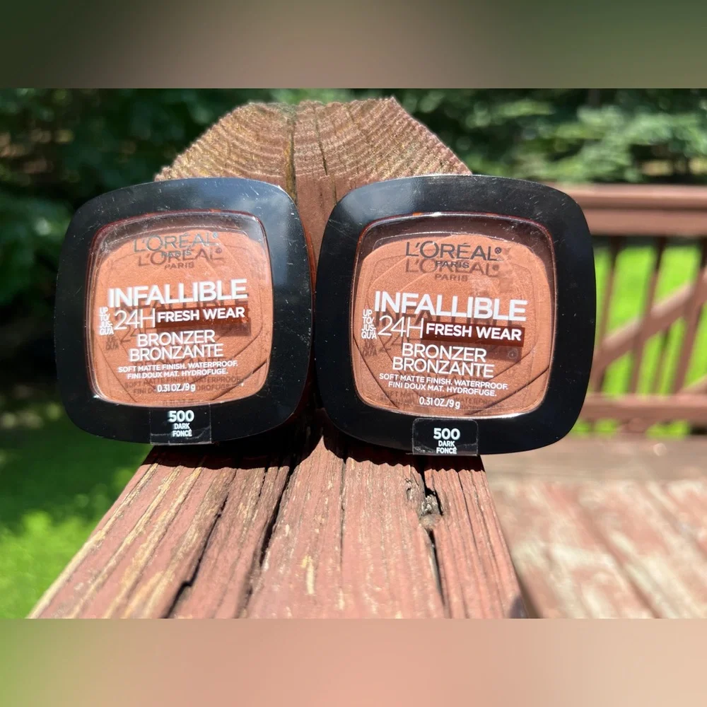 L'OREAL Paris Infallible 24H Fresh Wear Soft Matte Waterproof Bronzer #500 Dark